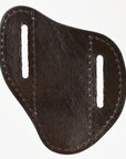 Hilason Leather Angled Knife Scabbard Sheath Cover Floral Tooled