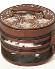 ADBGA491 American Darling Hand Tooled Hair On Genuine Leather Women Bag Western Handbag Purse