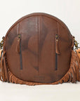 American Darling ADBGA486 Hand Tooled Saddle Blanket Genuine Leather Women Bag Western Handbag Purse