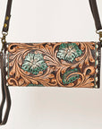 ADBGA489 American Darling Hand Tooled Genuine Leather Women Bag Western Handbag Purse