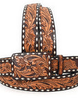 American Darling Beautifully Hand Tooled Genuine American Leather Belt Men and Women
