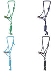 HILASON Western Beaded Weave Nylon/Poly Rope Halter 8 Ft. Lead Rope