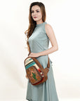American Darling Sling Hand Tooled Saddle Blanket Genuine Leather women bag western handbag purse