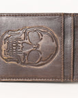 AMERICAN TANNER Genuine Leather Hand Burnished Bifold Wallet For Men Women H4 X W3.25 X D0.5