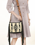 American Darling Messenger Hand Tooled Genuine Leather Women Bag Western Handbag Purse