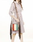 American Darling Messenger Hand Tooled Genuine Leather Women Bag Western Handbag Purse