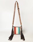 American Darling Messenger Hand Tooled Genuine Leather Women Bag Western Handbag Purse