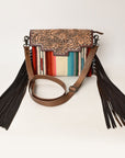 American Darling Crossbody Hand Tooled Saddle Blanket Genuine Leather Women Bag Western Handbag Purse