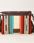 American Darling Crossbody Hand Tooled Saddle Blanket Genuine Leather Women Bag Western Handbag Purse