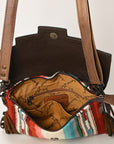 American Darling Crossbody Hand Tooled Saddle Blanket Genuine Leather Women Bag Western Handbag Purse