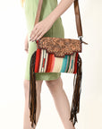 American Darling Crossbody Hand Tooled Saddle Blanket Genuine Leather Women Bag Western Handbag Purse