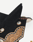 Hilason Flex Tree Western Horse Floral Trail Barrel American Leather Saddle Black