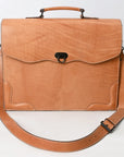 American Darling Adbg1395 Briefcase Genuine Leather Women Bag Western Handbag Purse