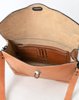 American Darling Adbg1395 Briefcase Genuine Leather Women Bag Western Handbag Purse