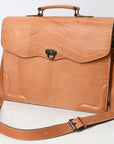 American Darling Adbg1395 Briefcase Genuine Leather Women Bag Western Handbag Purse