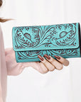 ADBGZ788B American Darling WALLET Hand Tooled Genuine Leather women bag western handbag purse