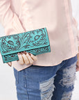 ADBGZ788B American Darling WALLET Hand Tooled Genuine Leather women bag western handbag purse