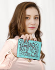 ADBGZ791B American Darling WALLET Hand Tooled Genuine Leather women bag western handbag purse