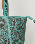 ADBGZ792B American Darling TOTE Hand Tooled Genuine Leather women bag western handbag purse