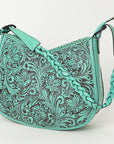 ADBGZ795B American Darling HOBO Hand Tooled Genuine Leather women bag western handbag purse