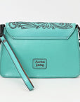 ADBGZ796B American Darling CROSS BODY I Hand Tooled Genuine Leather women bag western handbag purse
