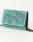 ADBGZ797B American Darling CLUTCH Hand Tooled Genuine Leather women bag western handbag purse