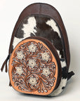 American Darling ADBGA508 Hand Tooled Hair-On Genuine Leather Women Bag Western Handbag Purse