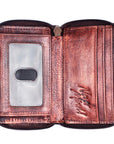 Never Mind Nmbgm146C Wallet Vintage Handmade Genuine Cowhide Leather Women Bag Western Handbag Purse