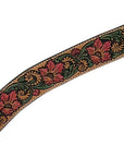 Hilason Horse Floral Hand Painted American Leather Breast Collar Headstall Tan