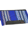 HILASON 34x36 In Western Horse Saddle Blanket Wool Pad Blue