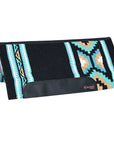 HILASON 34x36 In Western Horse Saddle Blanket Wool Pad Blue
