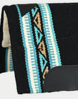 HILASON 32x32 In Western Horse Saddle Wool Blanket Pad Fur Padding
