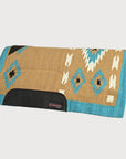 HILASON 32x32 In Western Horse Saddle Wool Blanket Pad Fur Padding