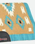 HILASON 32x32 In Western Horse Saddle Wool Blanket Pad Fur Padding