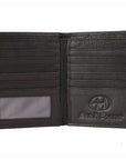 BAR H EQUINE Genuine Leather Hand Carved Rodeo Bifold Wallet For Men Women