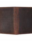 BAR H EQUINE Genuine Leather Hand Carved Rodeo Bifold Wallet For Men Women