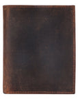 BAR H EQUINE Genuine Leather Hand Carved Rodeo Bifold Wallet For Men Women