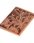 BAR H EQUINE Genuine Leather Hand Carved Rodeo Bifold Wallet For Men Women