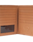 BAR H EQUINE Genuine Leather Hand Carved Rodeo Bifold Wallet For Men Women