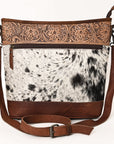 OHLAY OHG132 HOBO Hand Tooled Hair-on Genuine Leather women bag western handbag purse