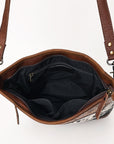 OHLAY OHG132 HOBO Hand Tooled Hair-on Genuine Leather women bag western handbag purse