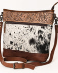 OHLAY OHG132 HOBO Hand Tooled Hair-on Genuine Leather women bag western handbag purse