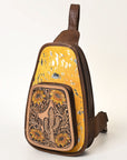 American Darling Sling Hand Tooled Saddle Blanket Genuine Leather women bag western handbag purse