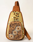 American Darling Sling Hand Tooled Saddle Blanket Genuine Leather women bag western handbag purse