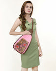 American Darling Sling Hand Tooled Saddle Blanket Genuine Leather women bag western handbag purse