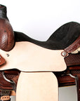 Western Horse Saddle American Leather Ranch Roping Cowboy Hilason