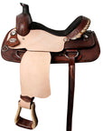 Western Horse Saddle American Leather Ranch Roping Cowboy Hilason