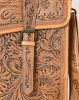 American Darling ADBG1417 Tote Hand Tooled Genuine Leather women bag western handbag purse