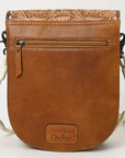 American Darling ADBG1418 Cross Body Hand Tooled Genuine Leather women bag western handbag purse