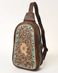 American Darling Cross Body Hand Tooled Genuine Leather women bag western handbag purse